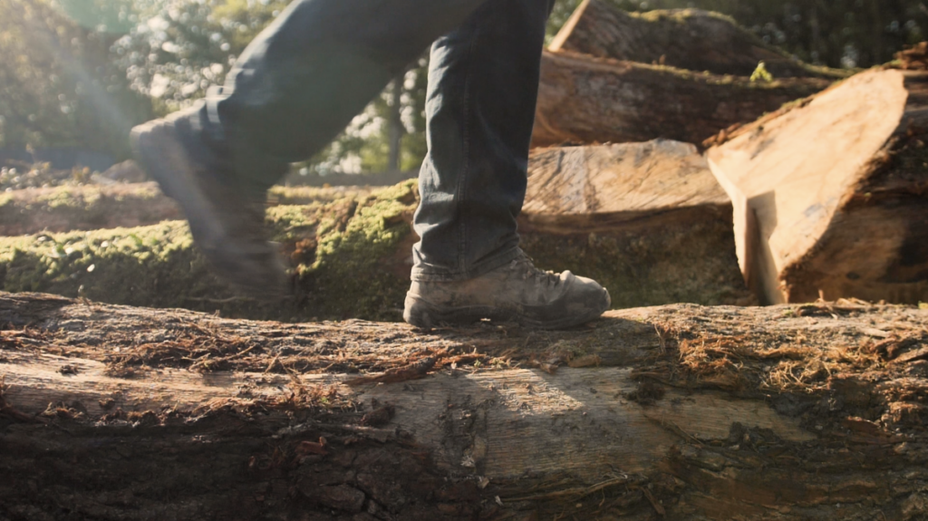 walking on devon wood