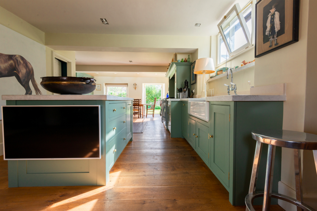 wooden kitchen floor