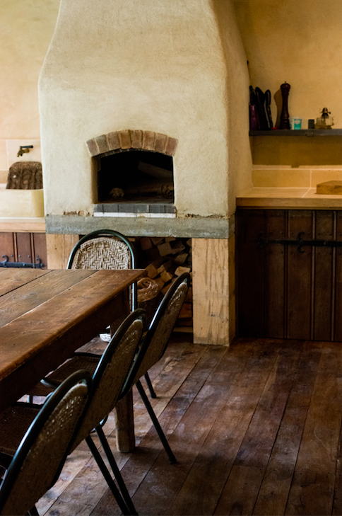 wooden kitchen floor