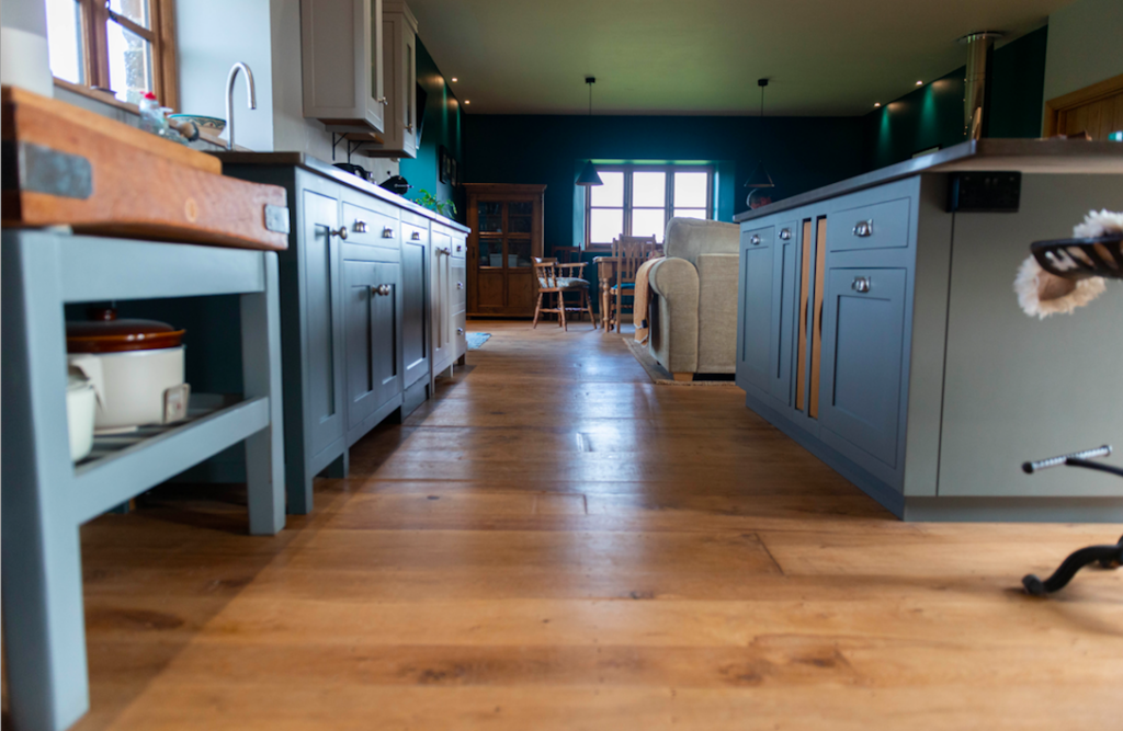 wooden kitchen floor