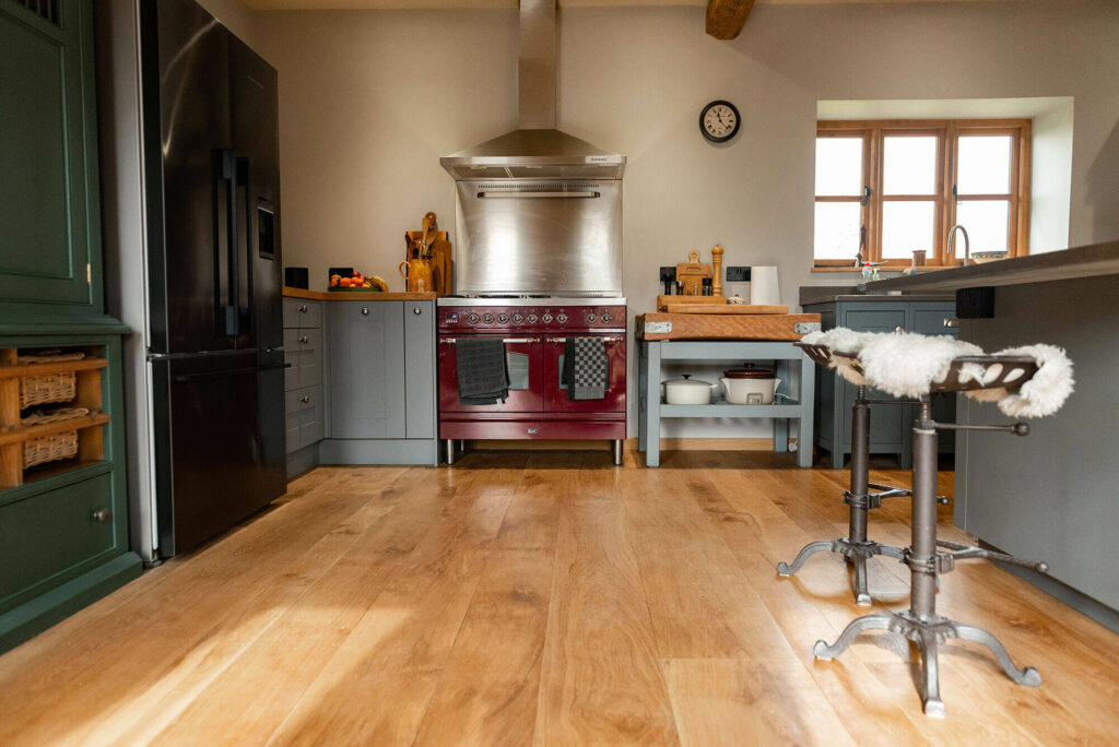 wooden kitchen flooring